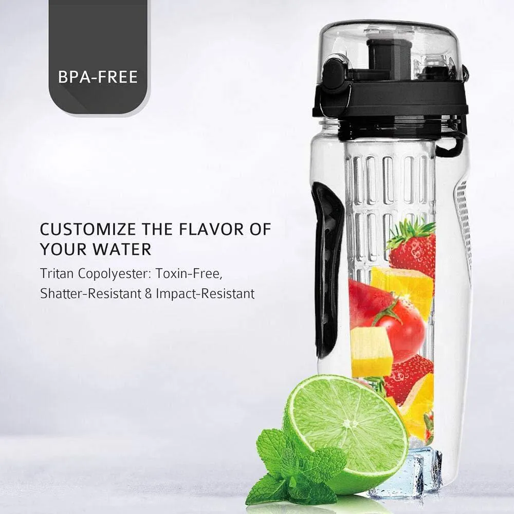 1000ml Water Fruit Bottle BPA Free  Juice Shaker Drink Bottle Of Water