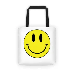 Acid Smiley Face Tote Bag