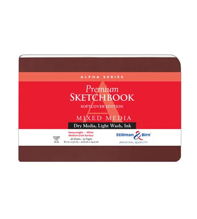 Alpha Series Premium Soft-Cover Sketch Books