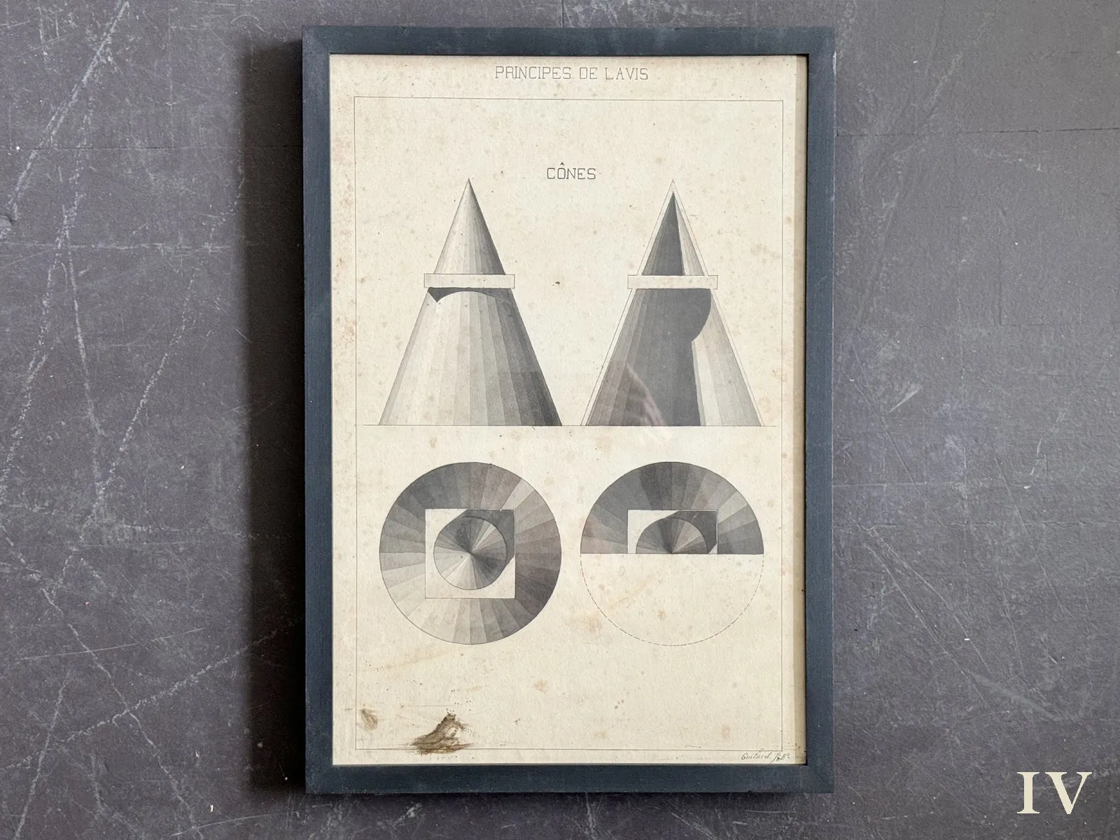 Antique French Monochrome Architectural Prints