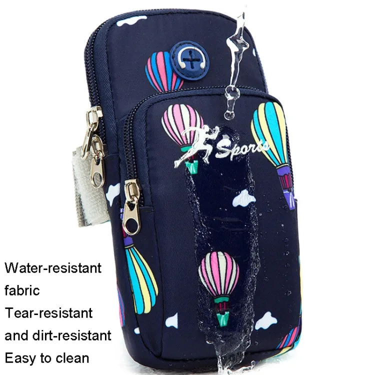 B081 Small Running Phone Arm Bag Outdoor Sports Fitness Bag(Light Pink)