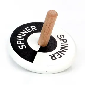 Bajo Black and White Spinning Top