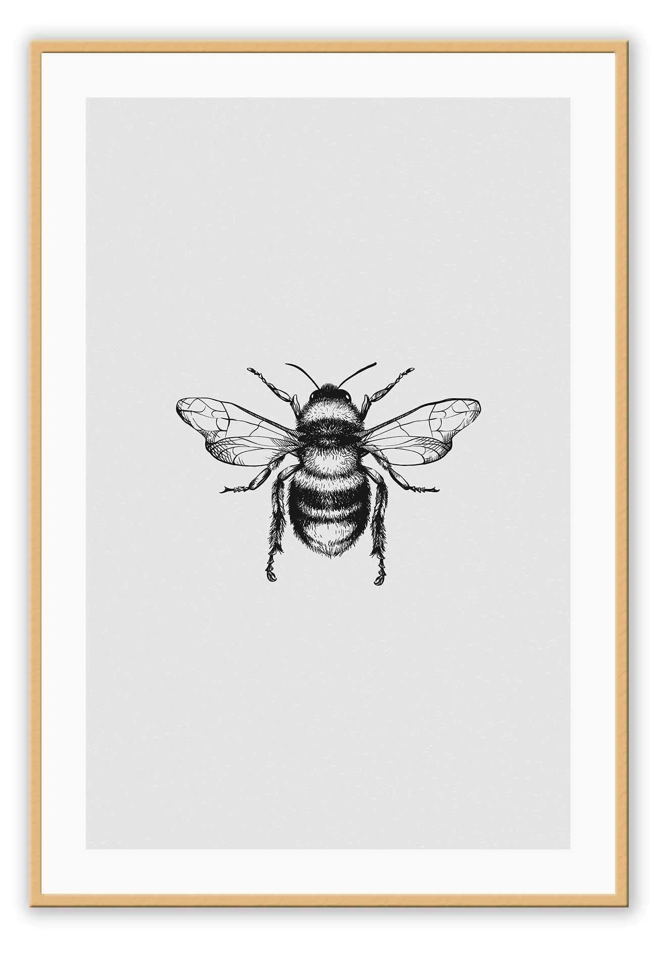 Bee Monochrome