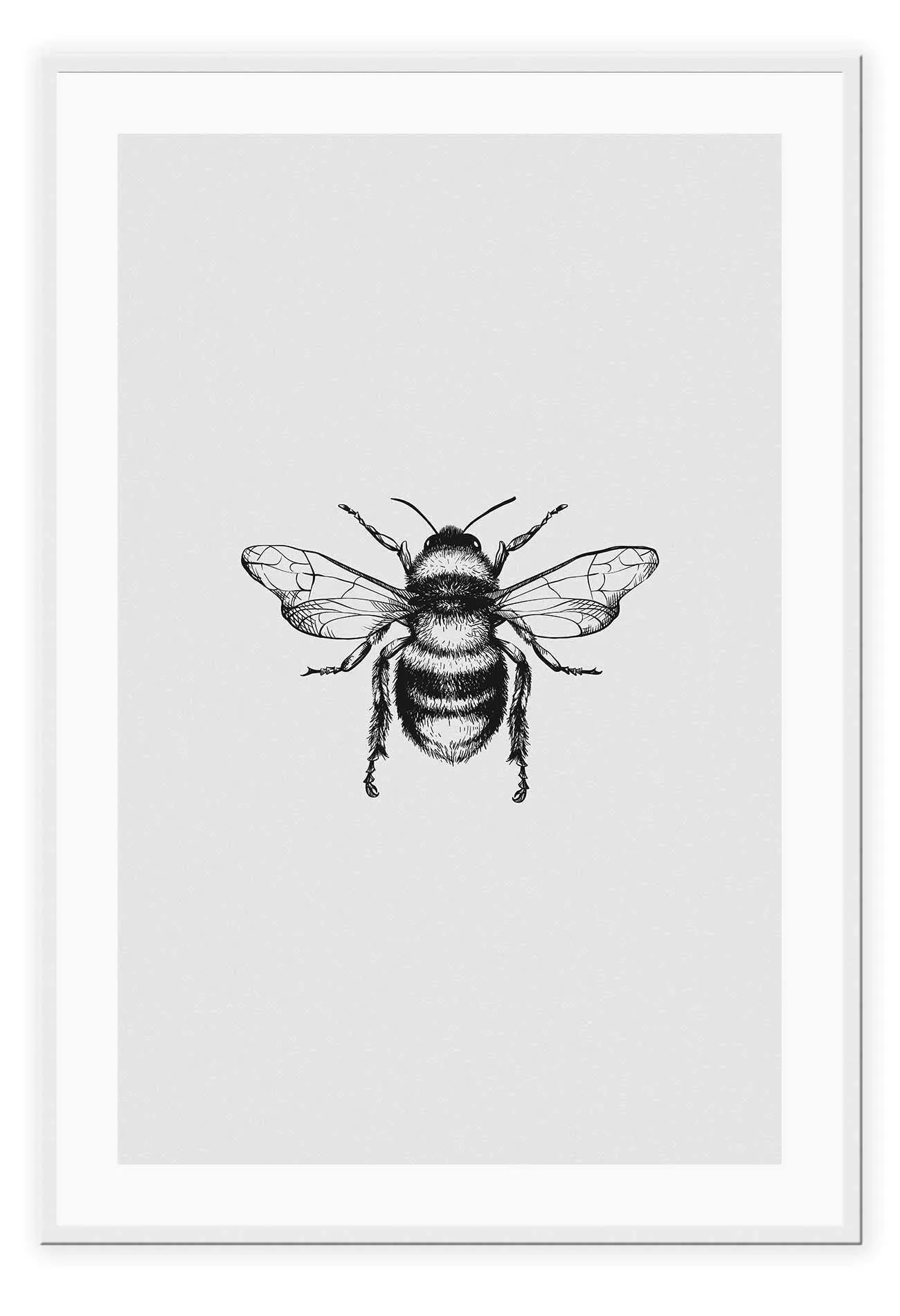 Bee Monochrome