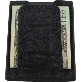 Black Elephant Money Clip Wallet With Credit Card Slots