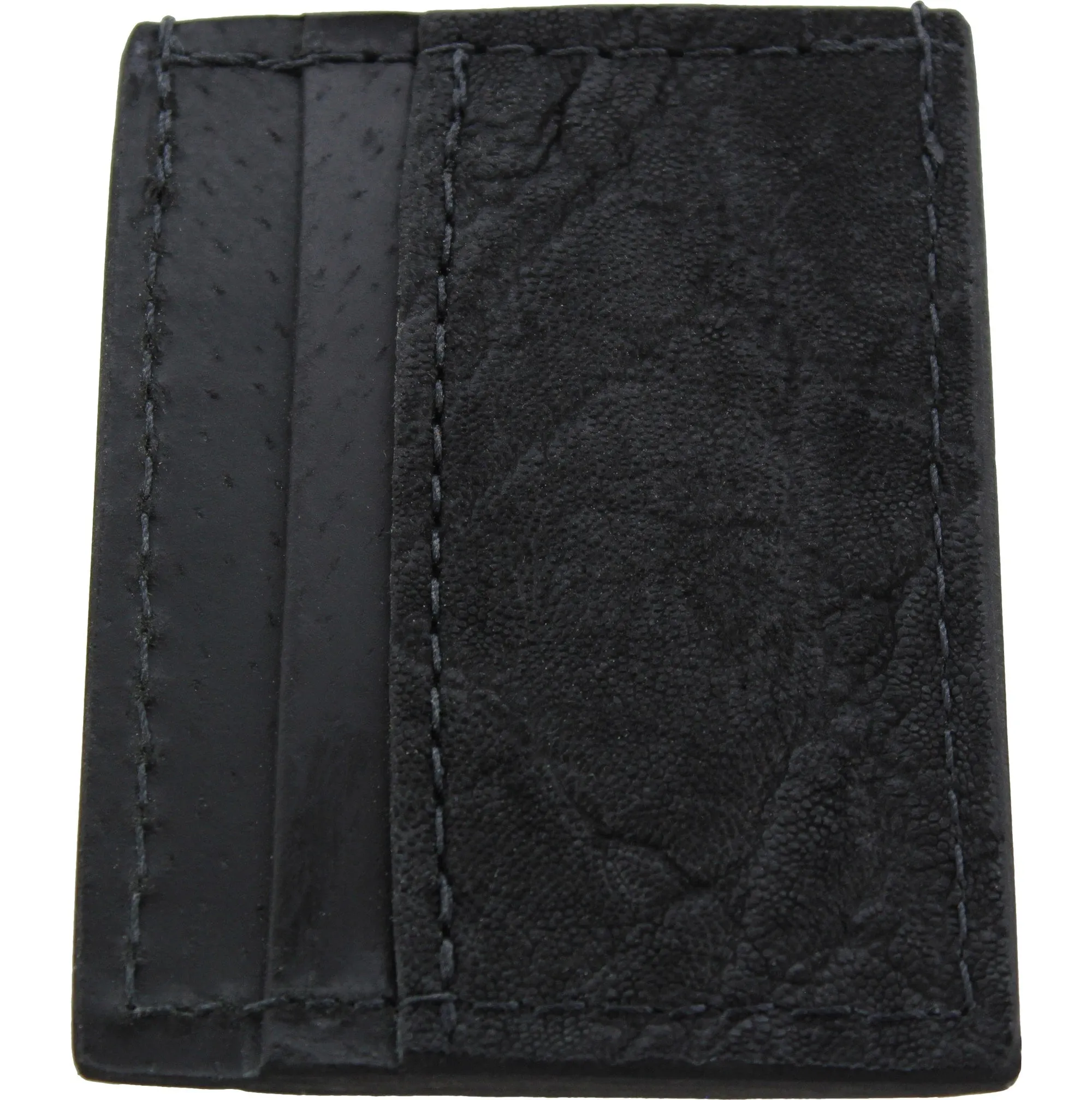 Black Elephant Money Clip Wallet With Credit Card Slots