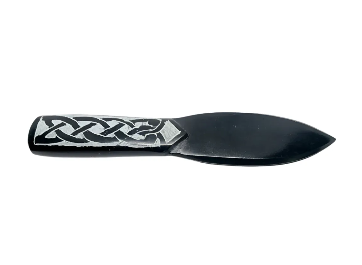 Black Soapstone Athame