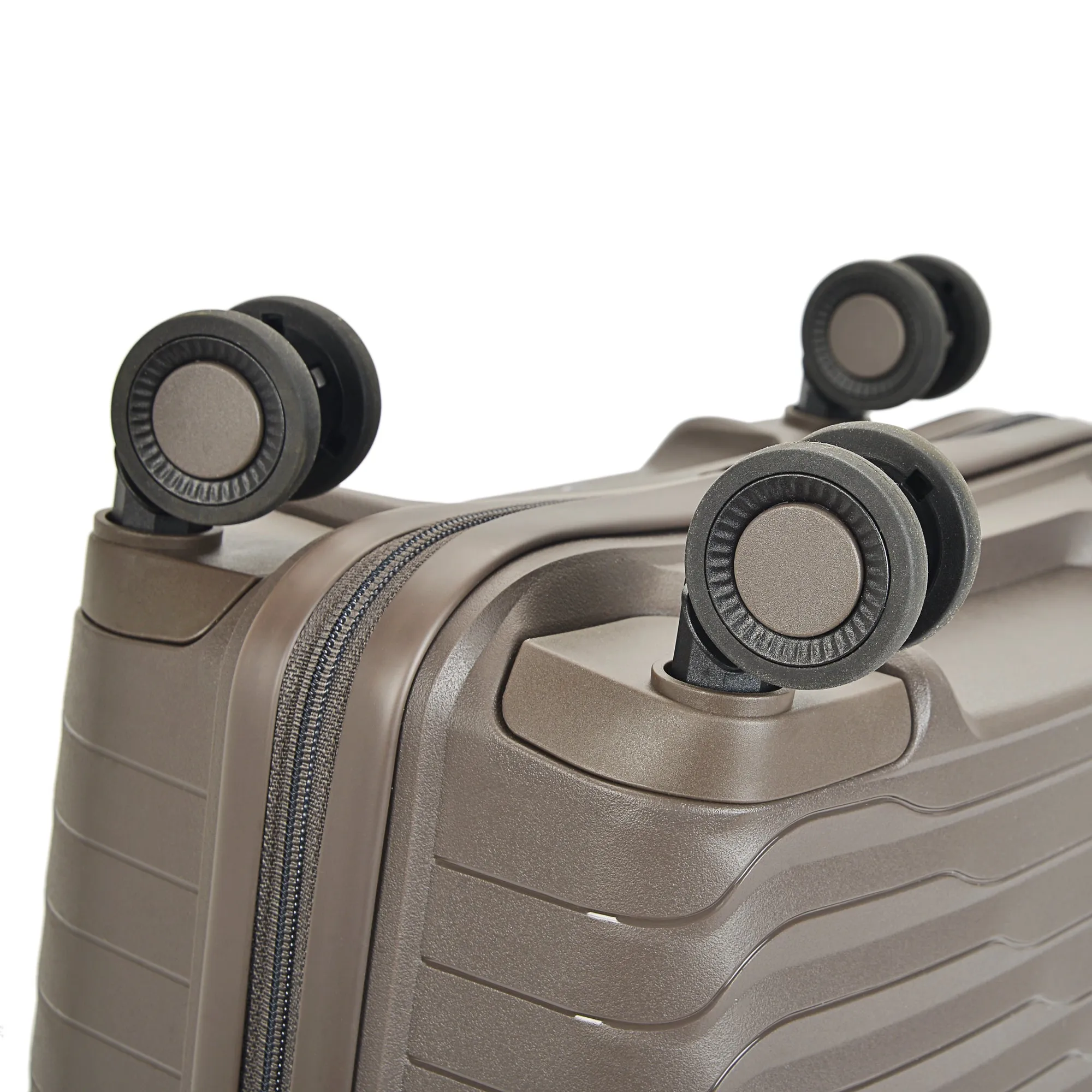 Bontour 'City' 4-wheeled suitcase with TSA lock, M Size 66x43x26 cm,  brown