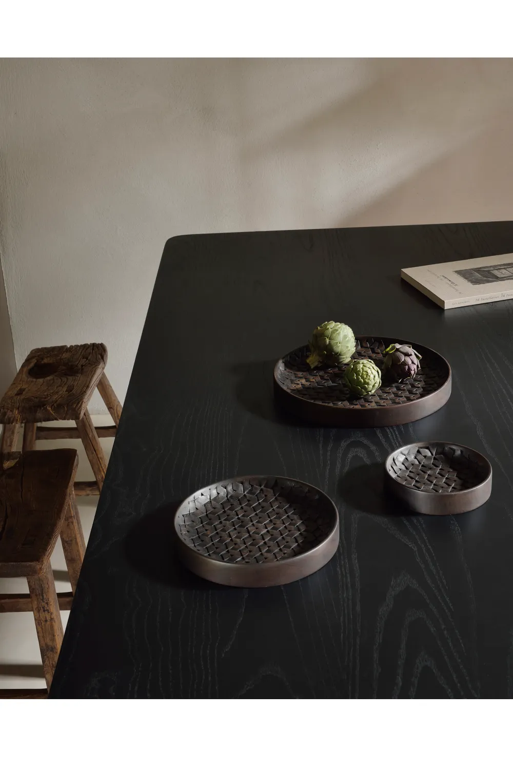 Brown Mahogany Bowl Set (3) | Ethnicraft Tampa