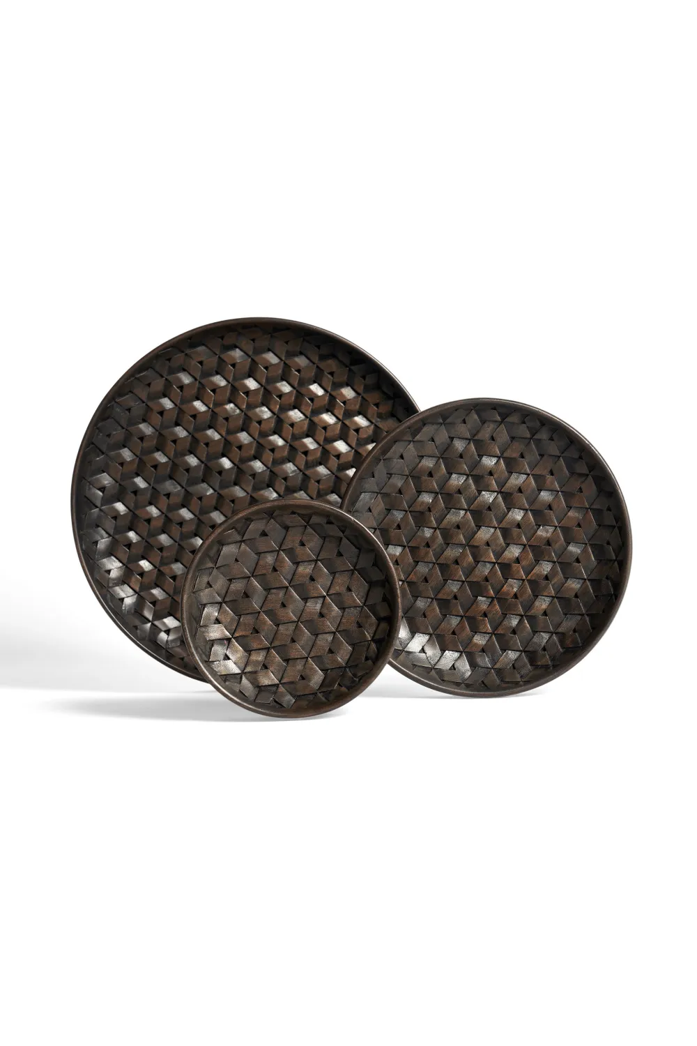 Brown Mahogany Bowl Set (3) | Ethnicraft Tampa