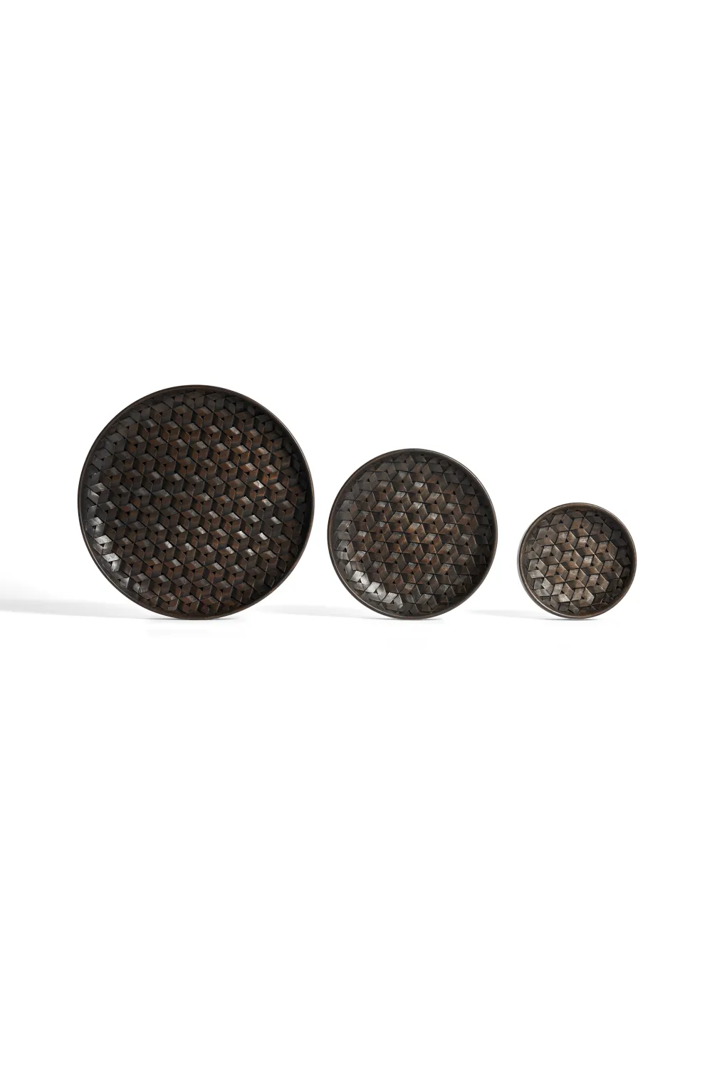 Brown Mahogany Bowl Set (3) | Ethnicraft Tampa