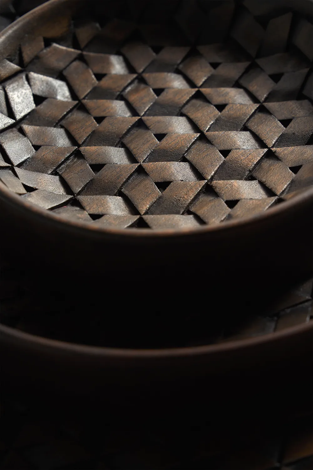 Brown Mahogany Bowl Set (3) | Ethnicraft Tampa