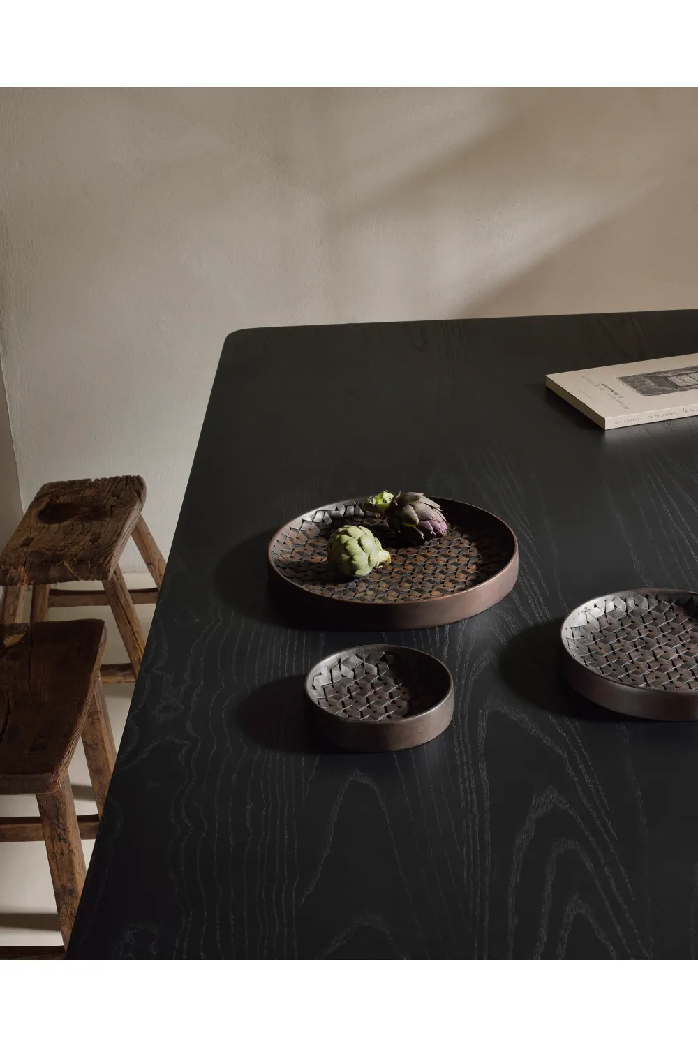 Brown Mahogany Bowl Set (3) | Ethnicraft Tampa