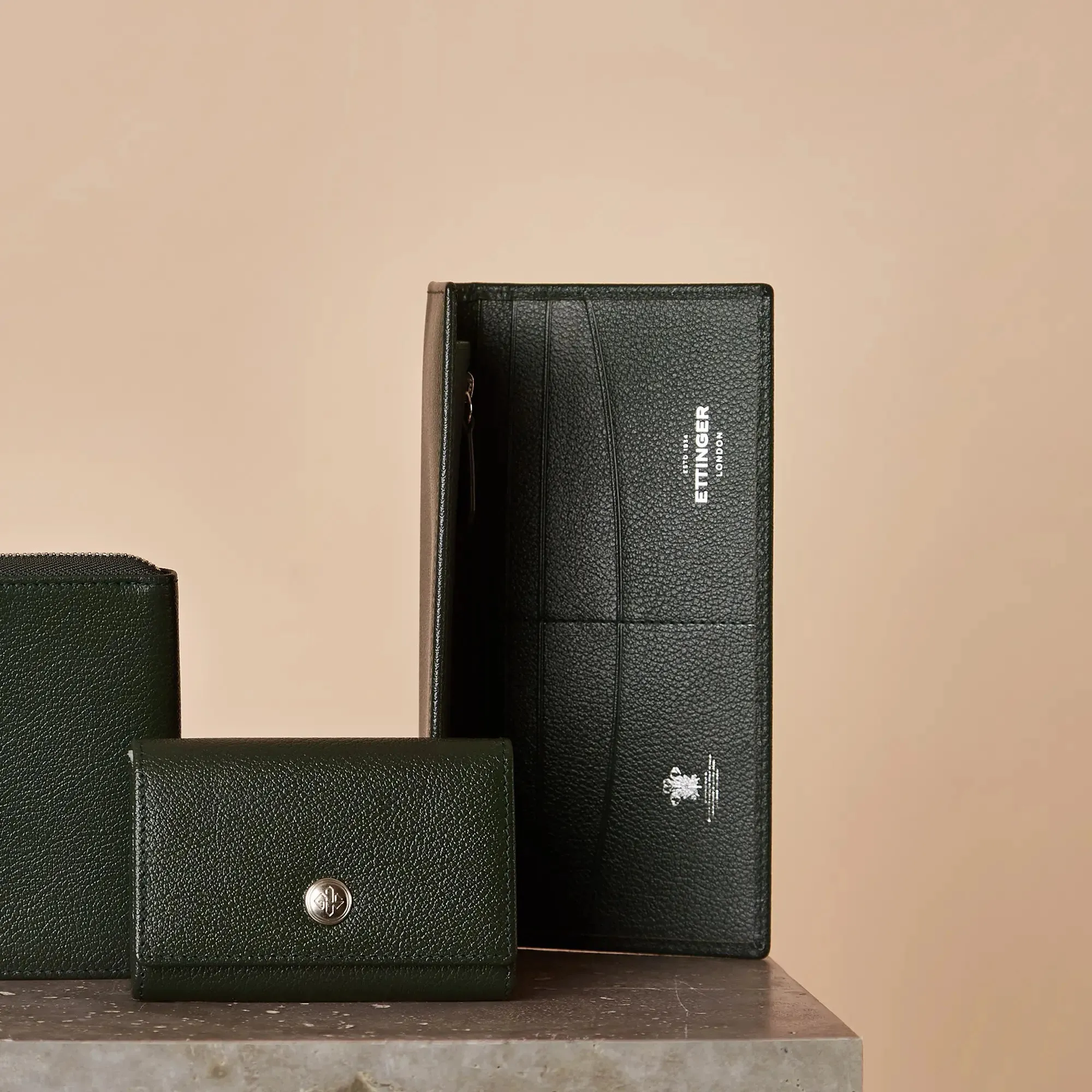 Capra Long Wallet With Zipped Pocket