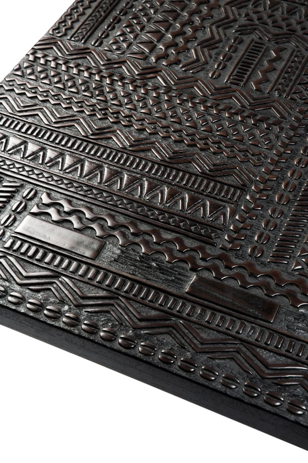 Carved Teak Coffee Table | Ethnicraft Tabwa
