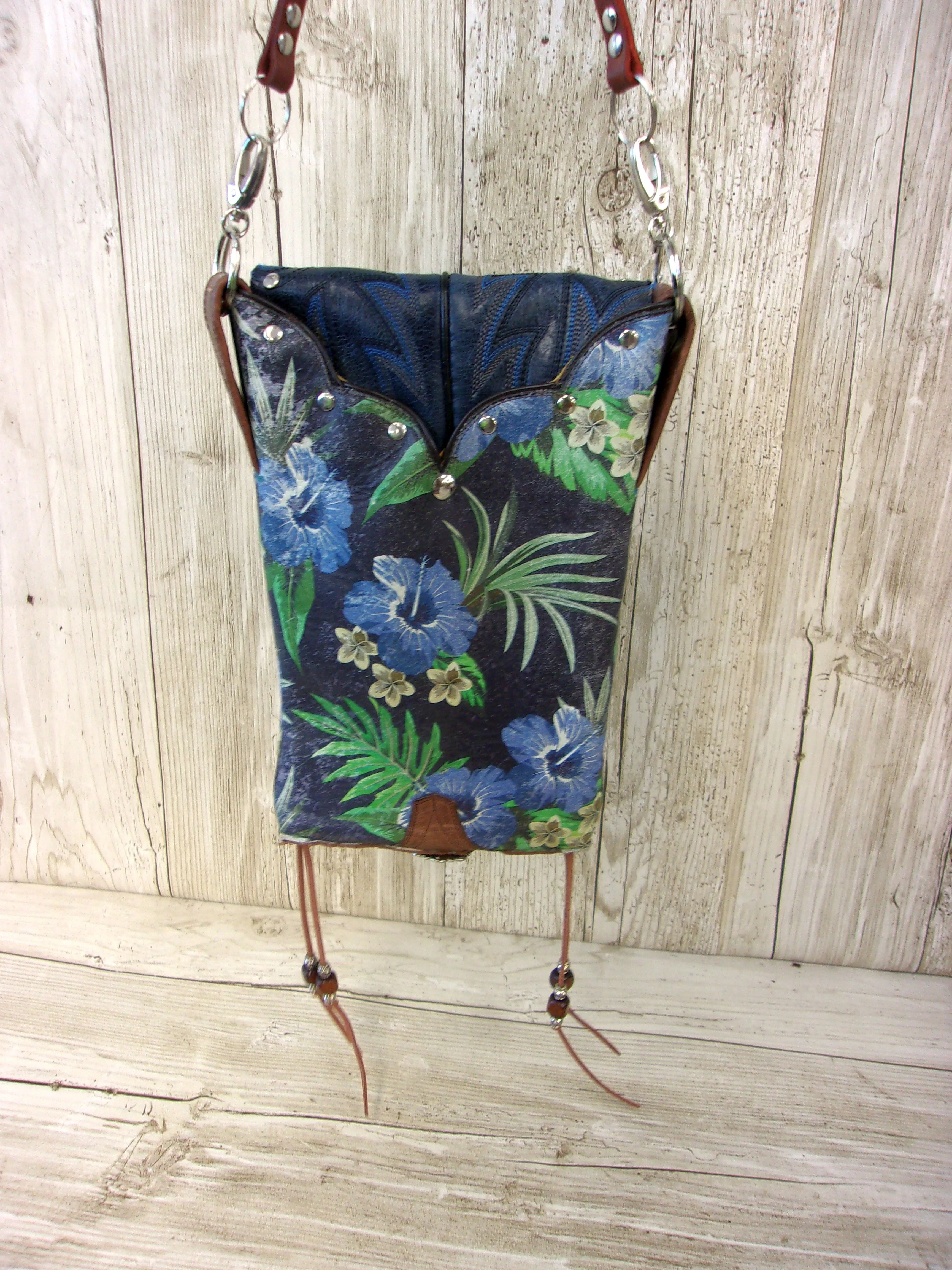 Cowboy Boot Crossbody Hipster Purse HP866