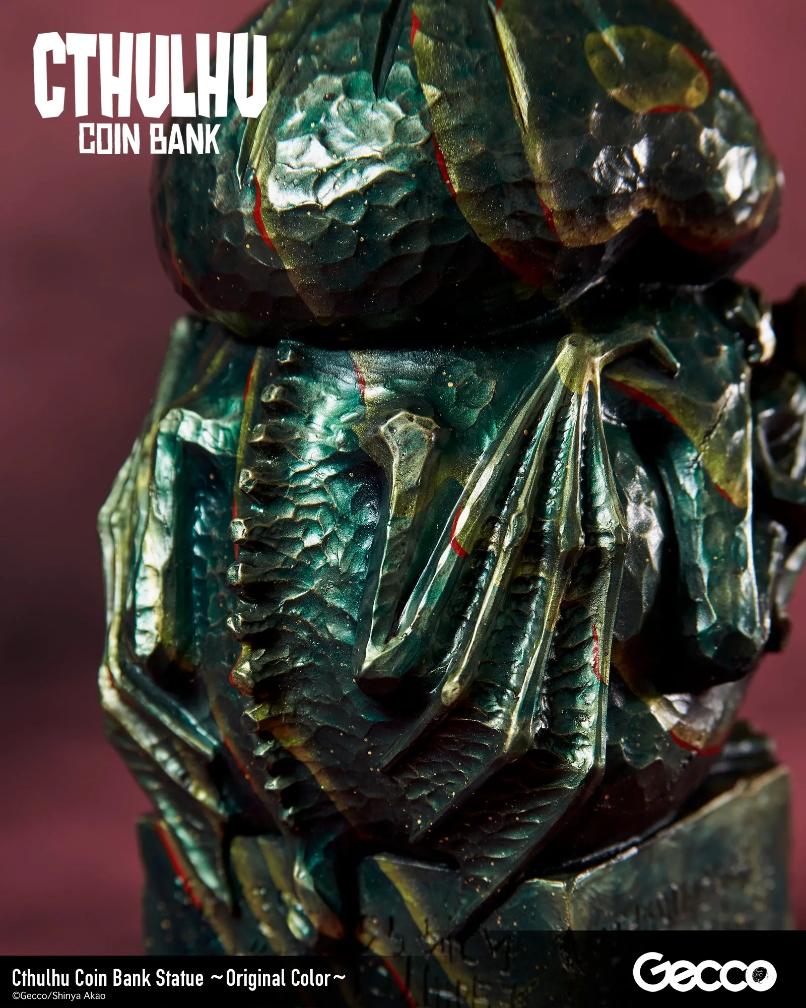 Cthulhu Coin Bank Statue (Original Color)