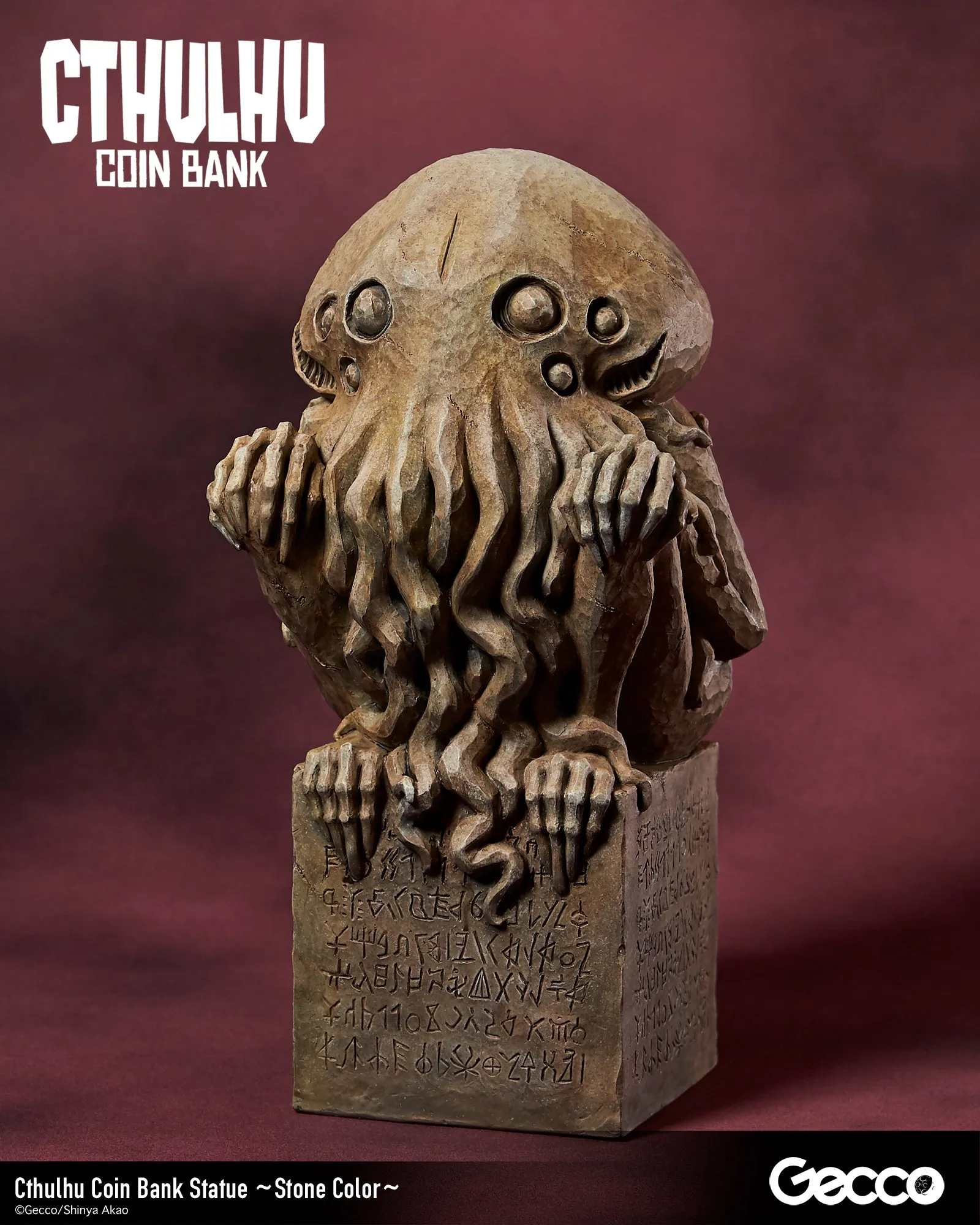 Cthulhu Coin Bank Statue (Stone Color)