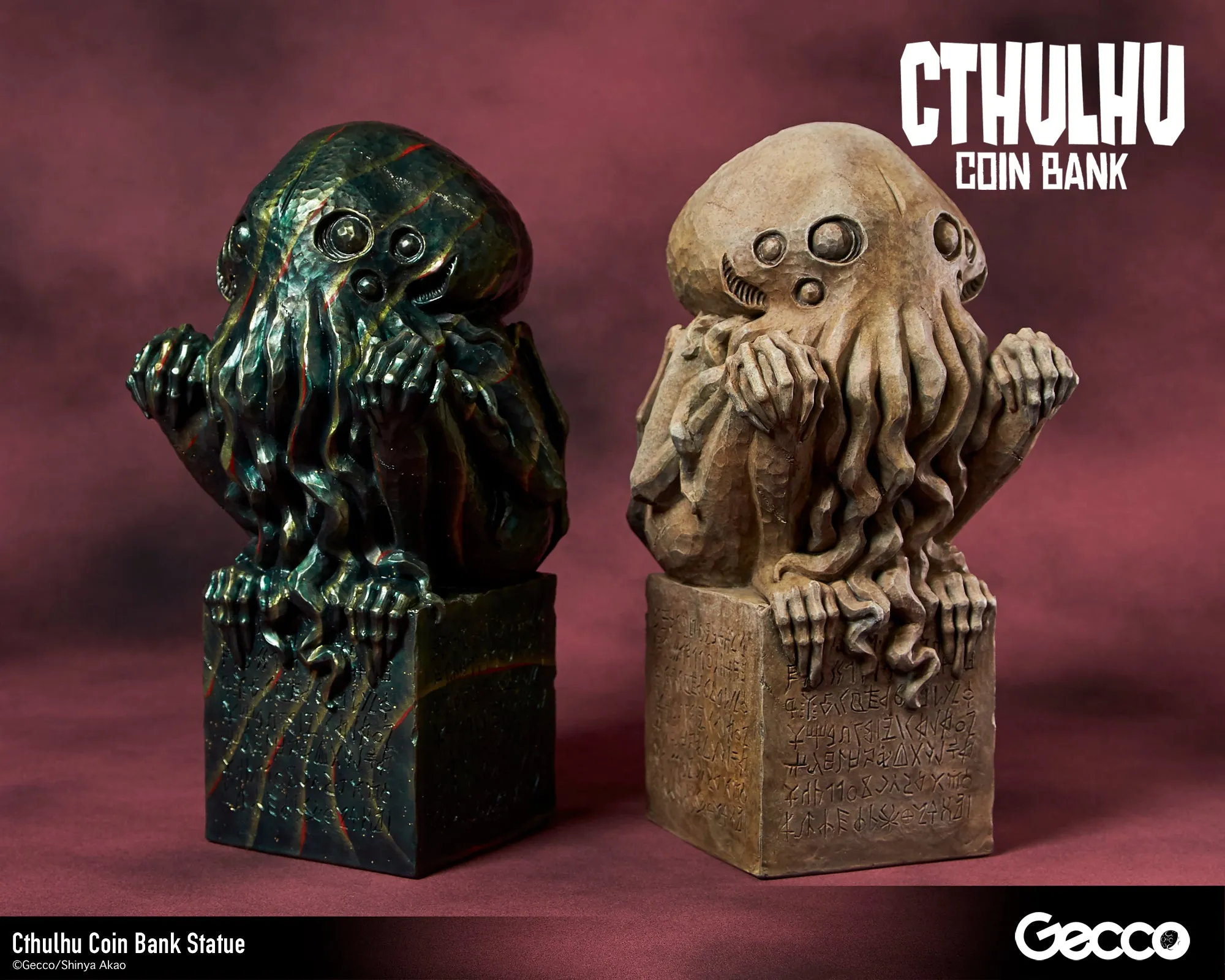 Cthulhu Coin Bank Statue (Stone Color)