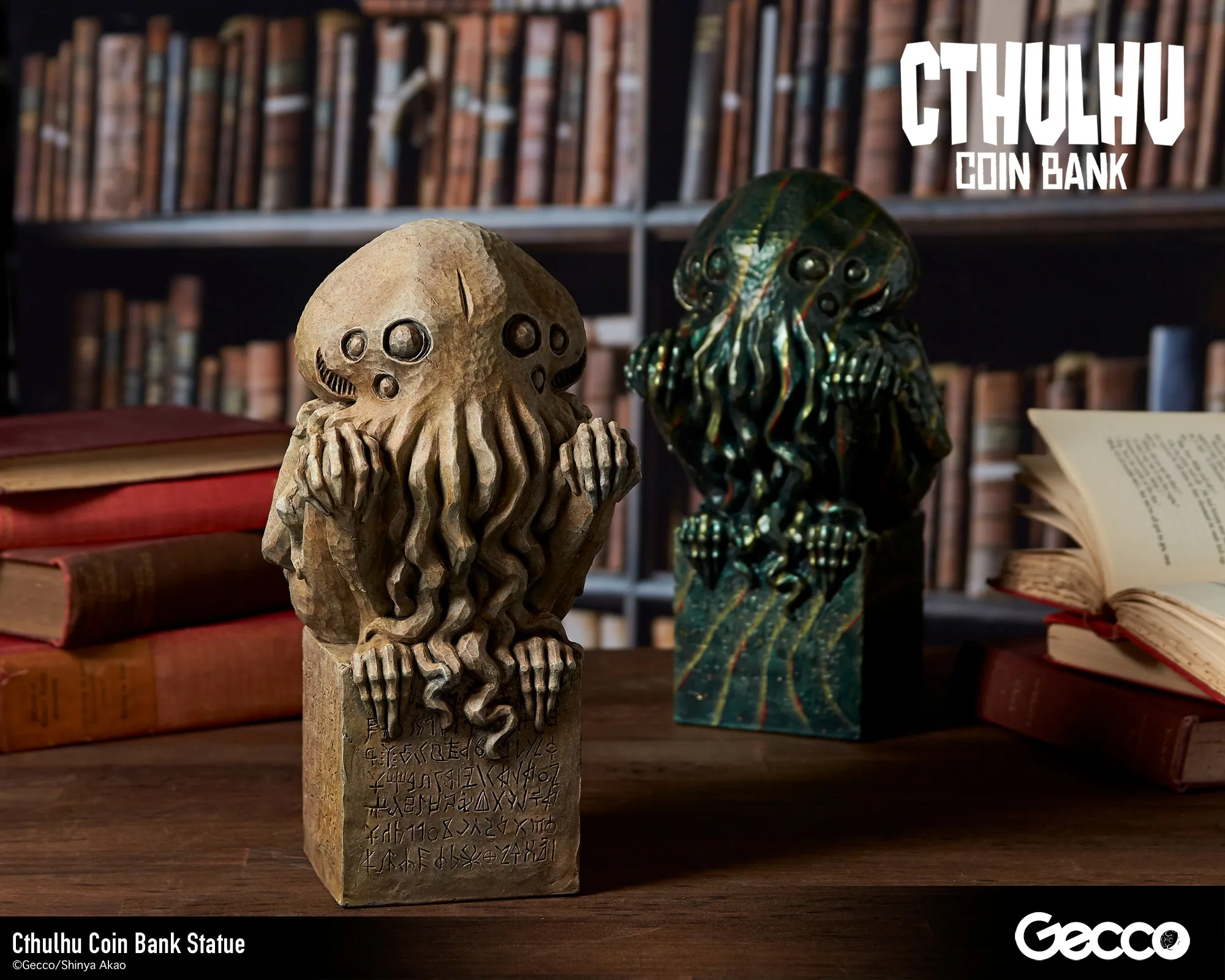 Cthulhu Coin Bank Statue (Stone Color)