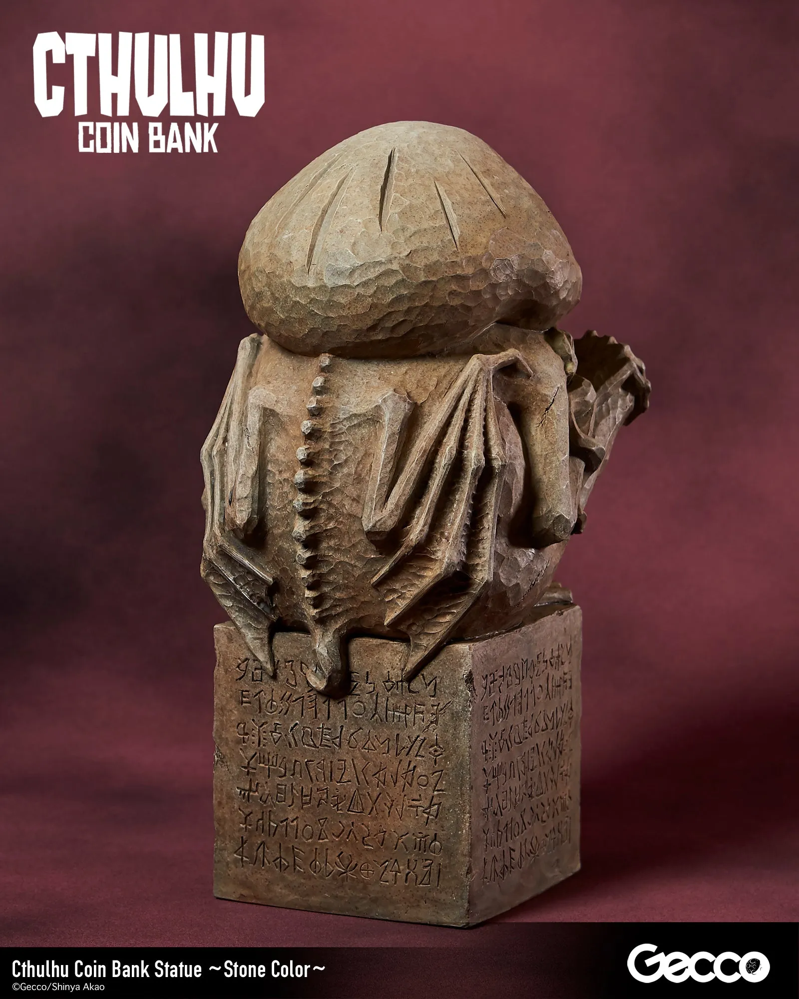 Cthulhu Coin Bank Statue (Stone Color)