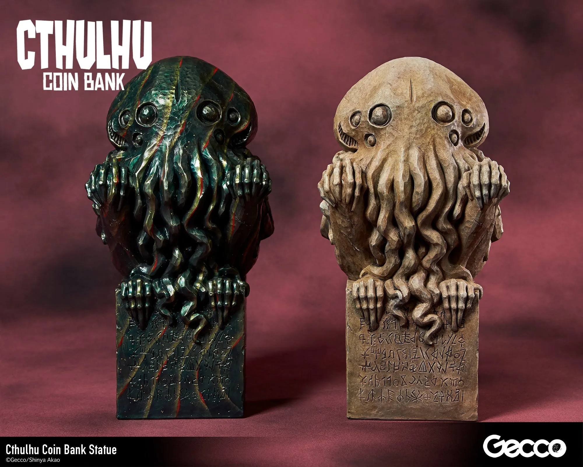 Cthulhu Coin Bank Statue (Stone Color)