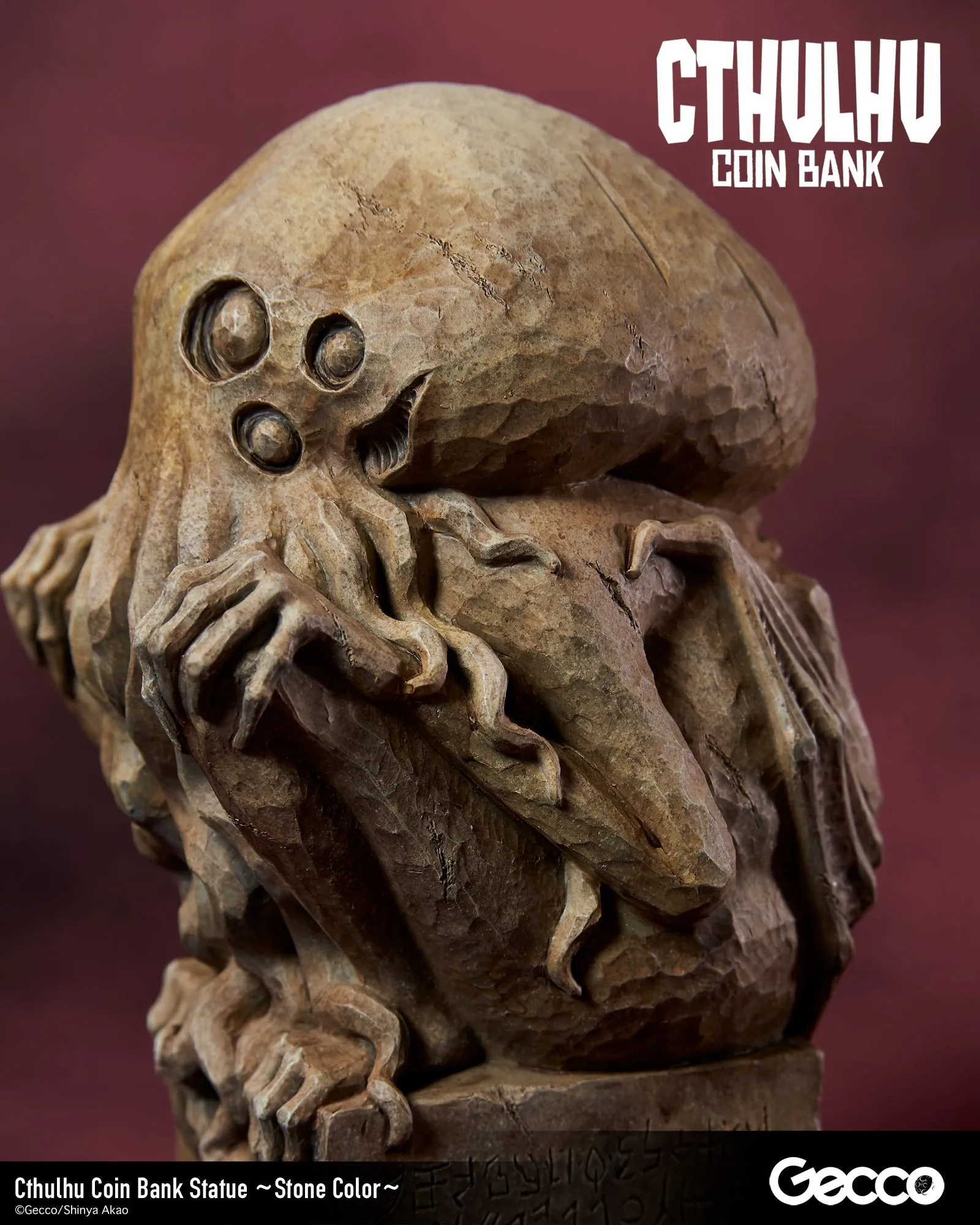 Cthulhu Coin Bank Statue (Stone Color)