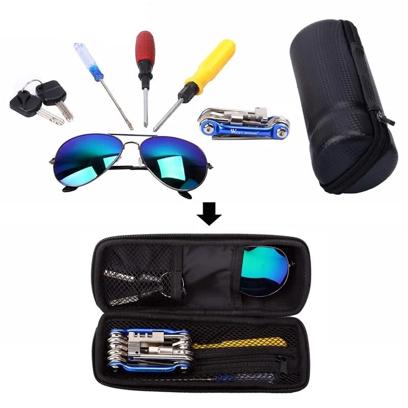Cycling Bag Road MTB Bike Storage Boxes Capsule Store Glasses Repair Tools Kit Keys Bicycle Tool Cycling Bicycle Bag