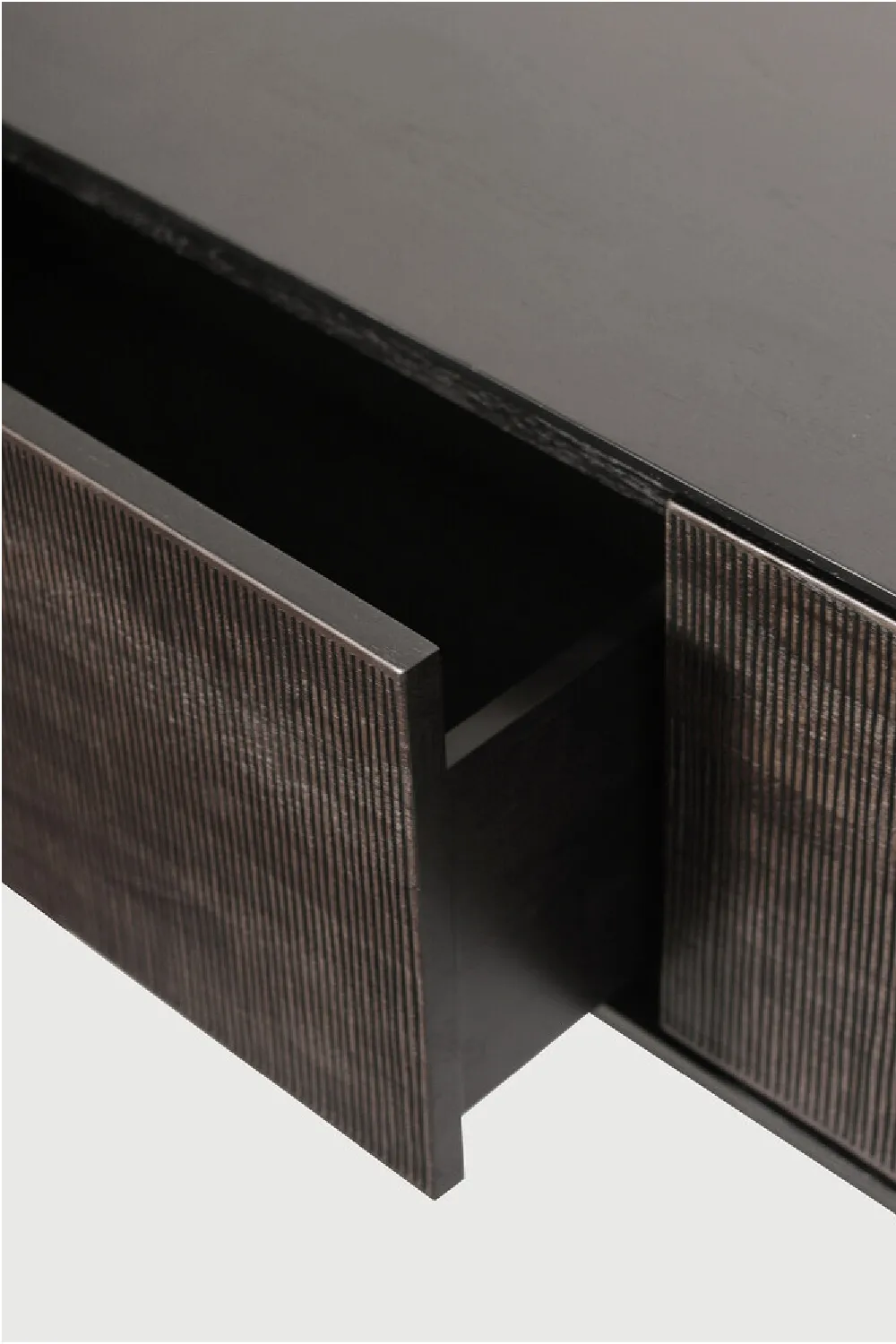 Dark Teak TV Cupboard | Ethnicraft Grooves