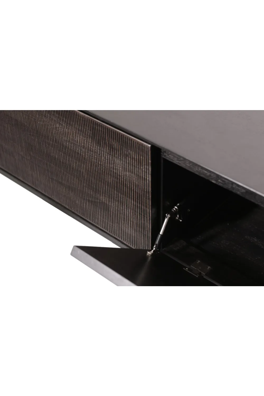 Dark Teak TV Cupboard | Ethnicraft Grooves