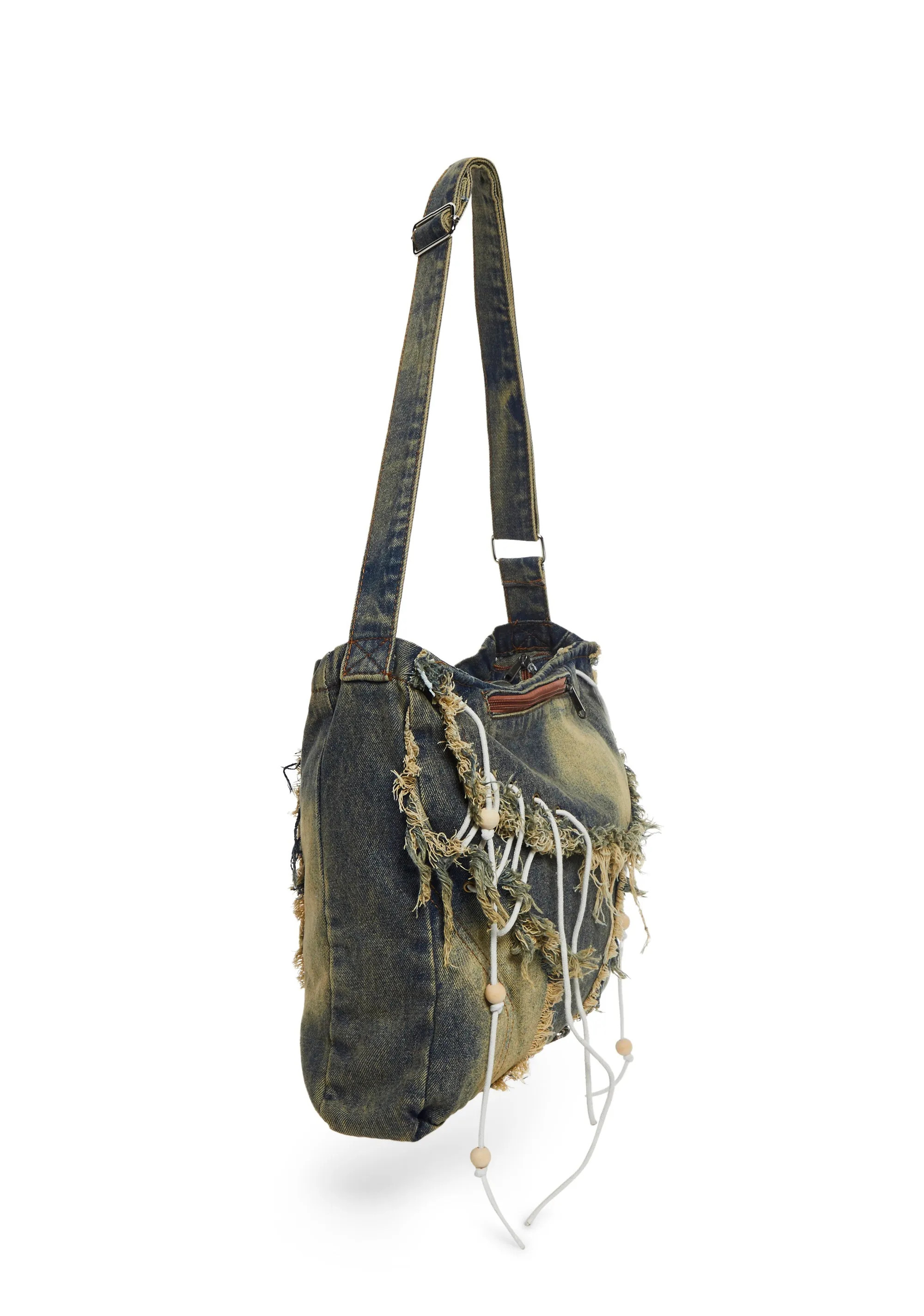 Desert Wind Denim Shoulder Bag