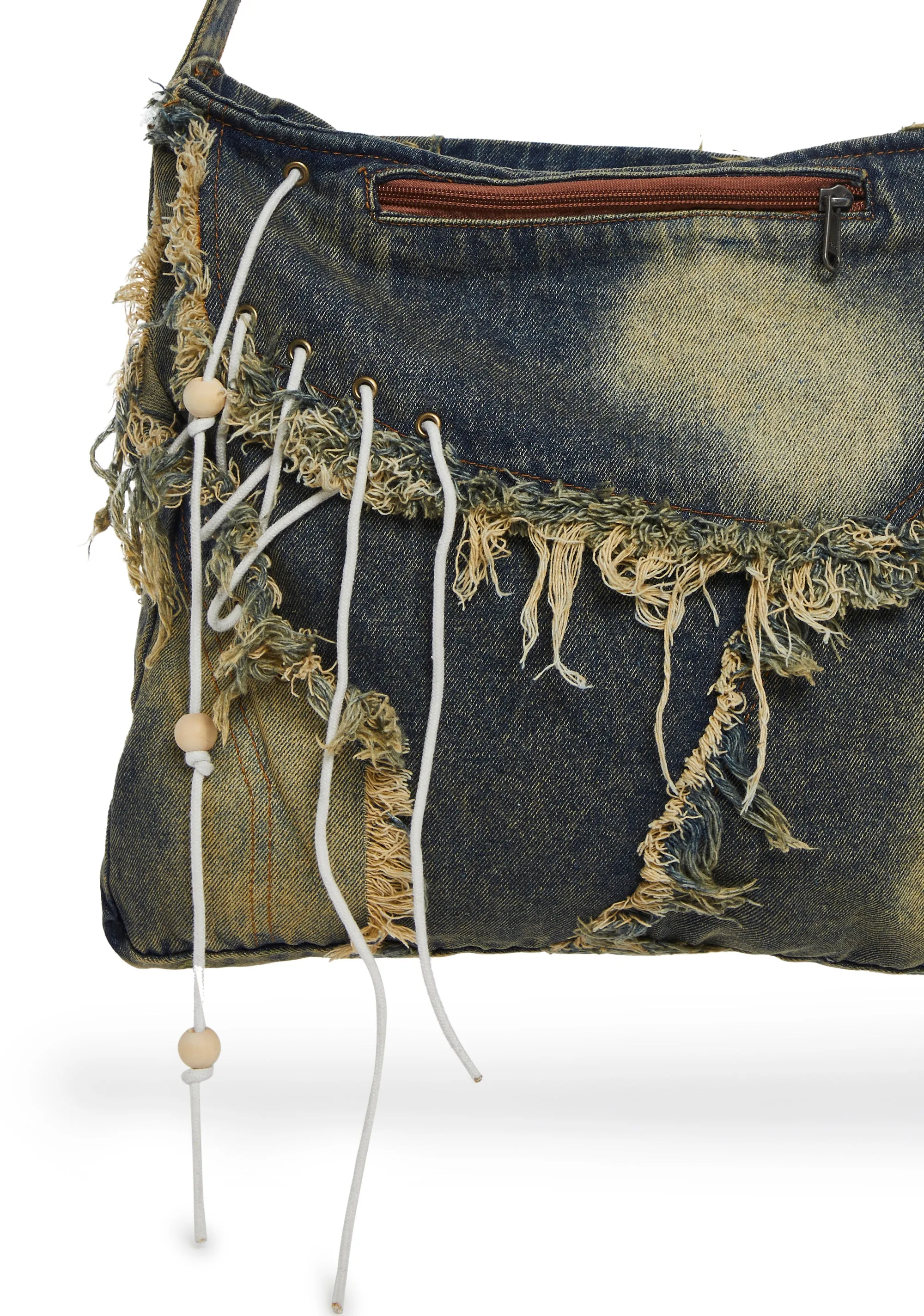 Desert Wind Denim Shoulder Bag