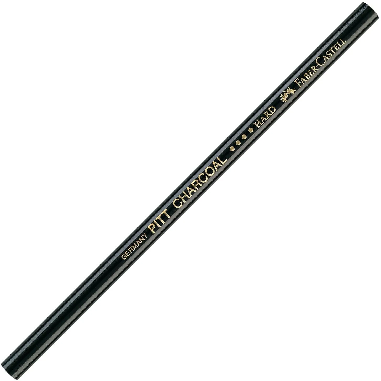 FABER-CASTELL PITT Monochrome Charcoal Pencils Black Hard(6PC-PK)