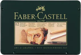 FABER-CASTELL PITT MONOCHROME SET