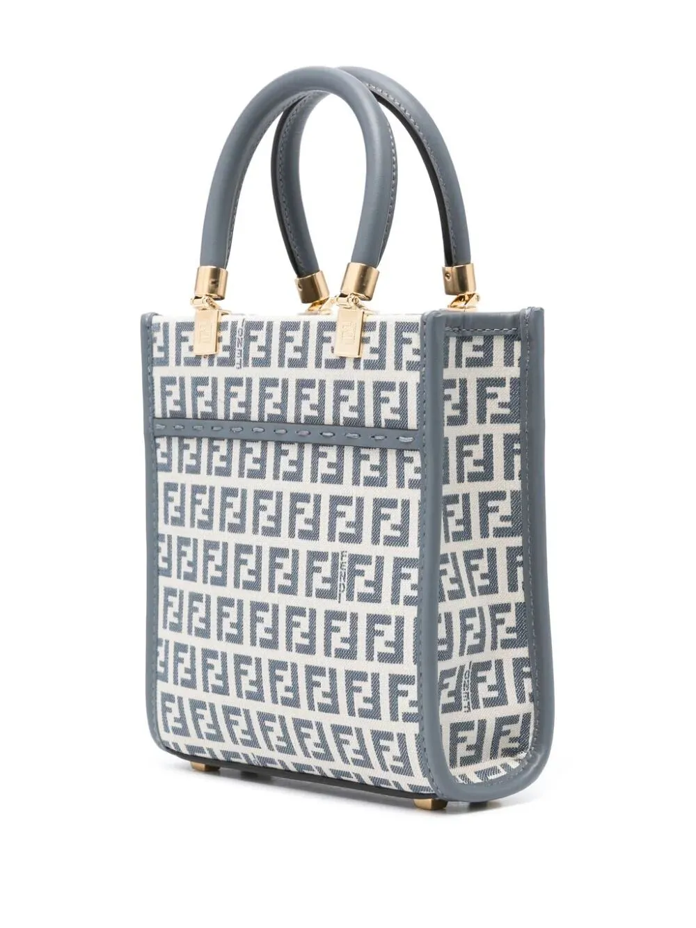 FENDI Mini Sunshine Cotton Shopper Tote