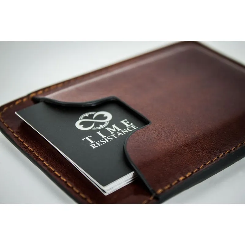 Full Grain Italian Leather Credit Card Case Business Card / Wallet Case - 1984