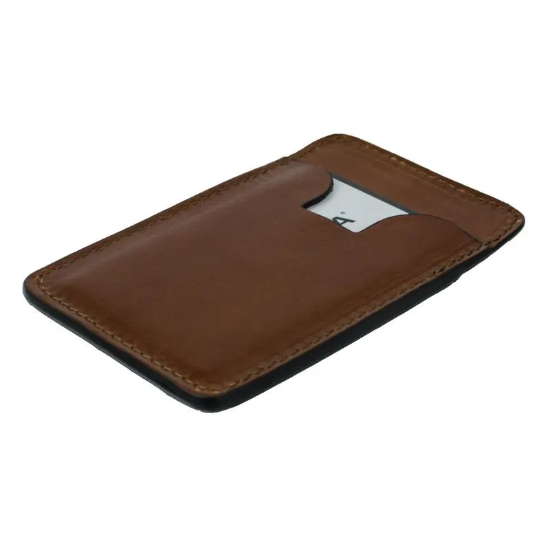 Full Grain Italian Leather Credit Card Case Business Card / Wallet Case - 1984