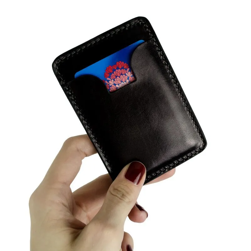 Full Grain Italian Leather Credit Card Case Business Card / Wallet Case - 1984