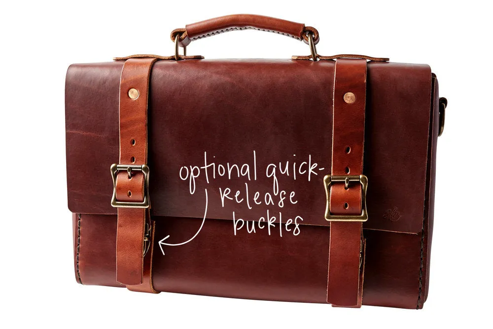 H B LEATHER BAG | CLASSIC RUSSETLEATHER BAG