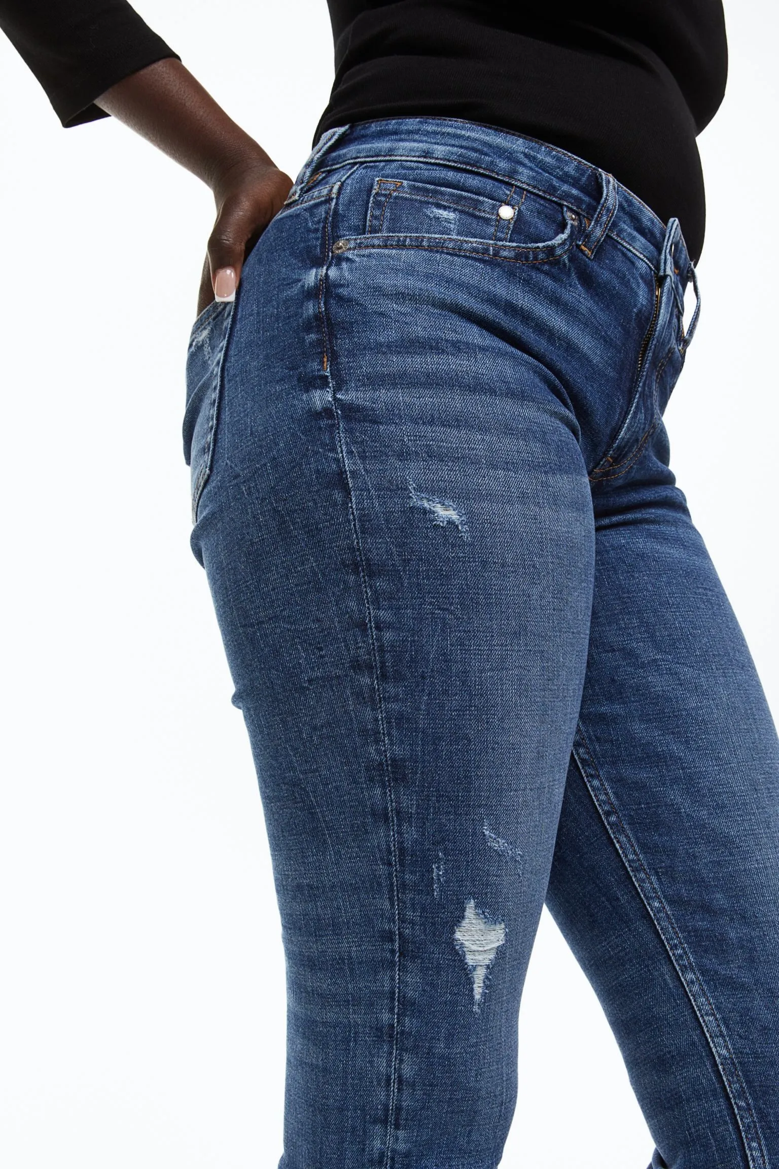 H&M Skinny Ankle jeans, dark blue
