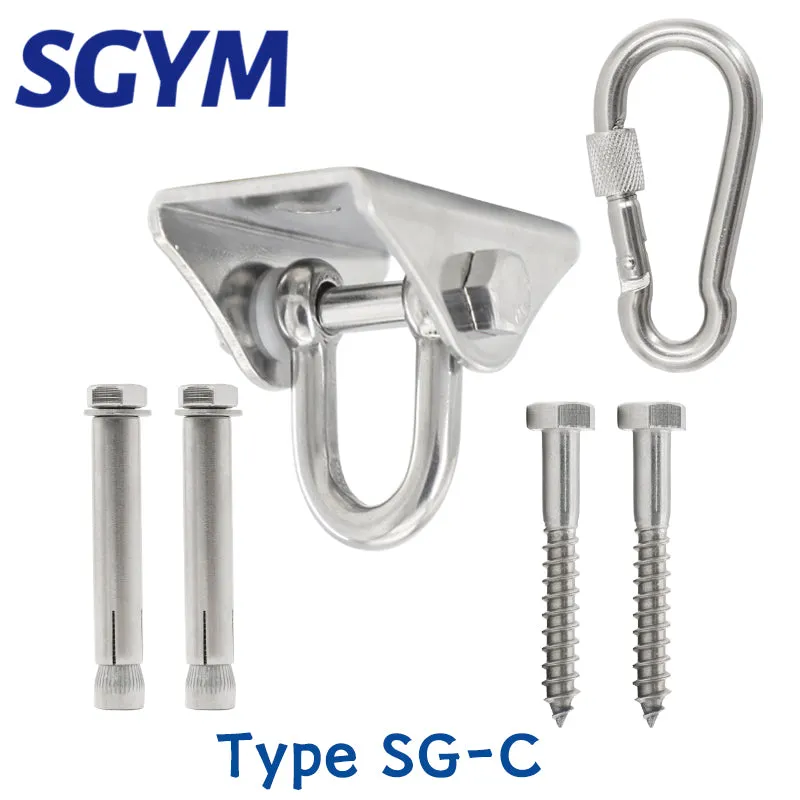 Heavy Bag Hanger Suspension Hooks Concrete Wooden Swing Hangers Sets for Yoga Hammock Chair Sandbag Swing 500kg Capacity