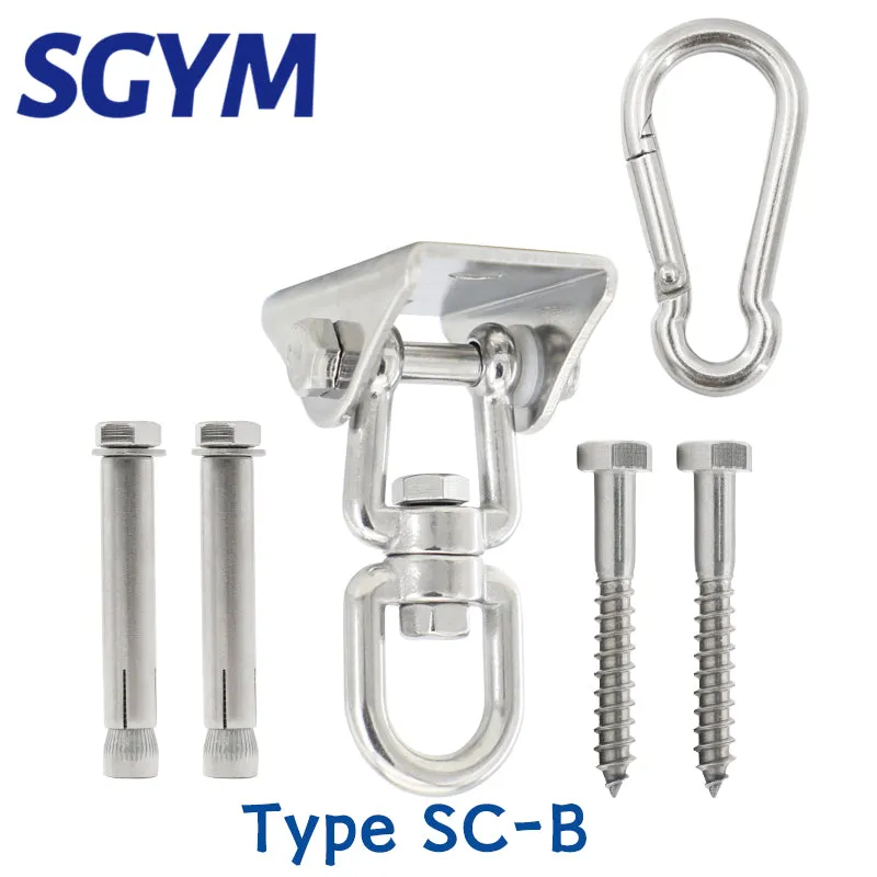 Heavy Bag Hanger Suspension Hooks Concrete Wooden Swing Hangers Sets for Yoga Hammock Chair Sandbag Swing 500kg Capacity