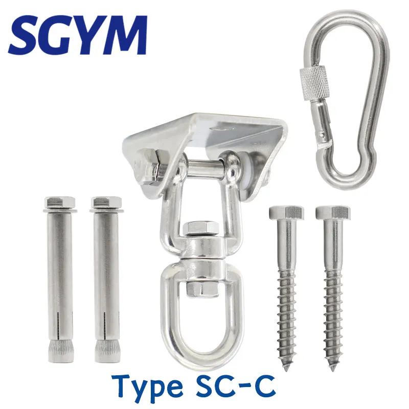 Heavy Bag Hanger Suspension Hooks Concrete Wooden Swing Hangers Sets for Yoga Hammock Chair Sandbag Swing 500kg Capacity