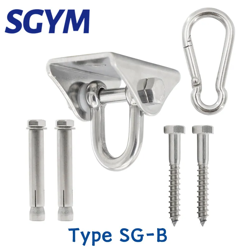 Heavy Bag Hanger Suspension Hooks Concrete Wooden Swing Hangers Sets for Yoga Hammock Chair Sandbag Swing 500kg Capacity