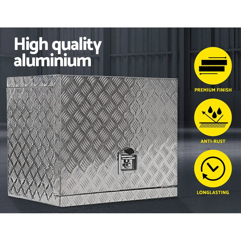 Heavy-Duty Aluminium Tool Box with Gas Struts, Locks – Giantz