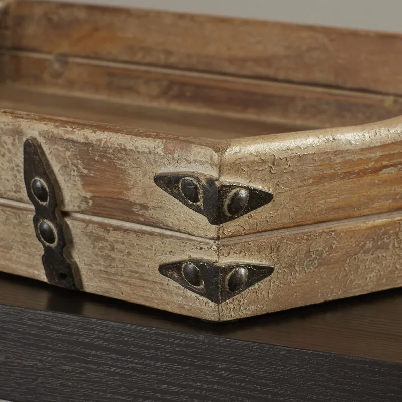 Kiwayvo Rectangle Wood Serving Tray