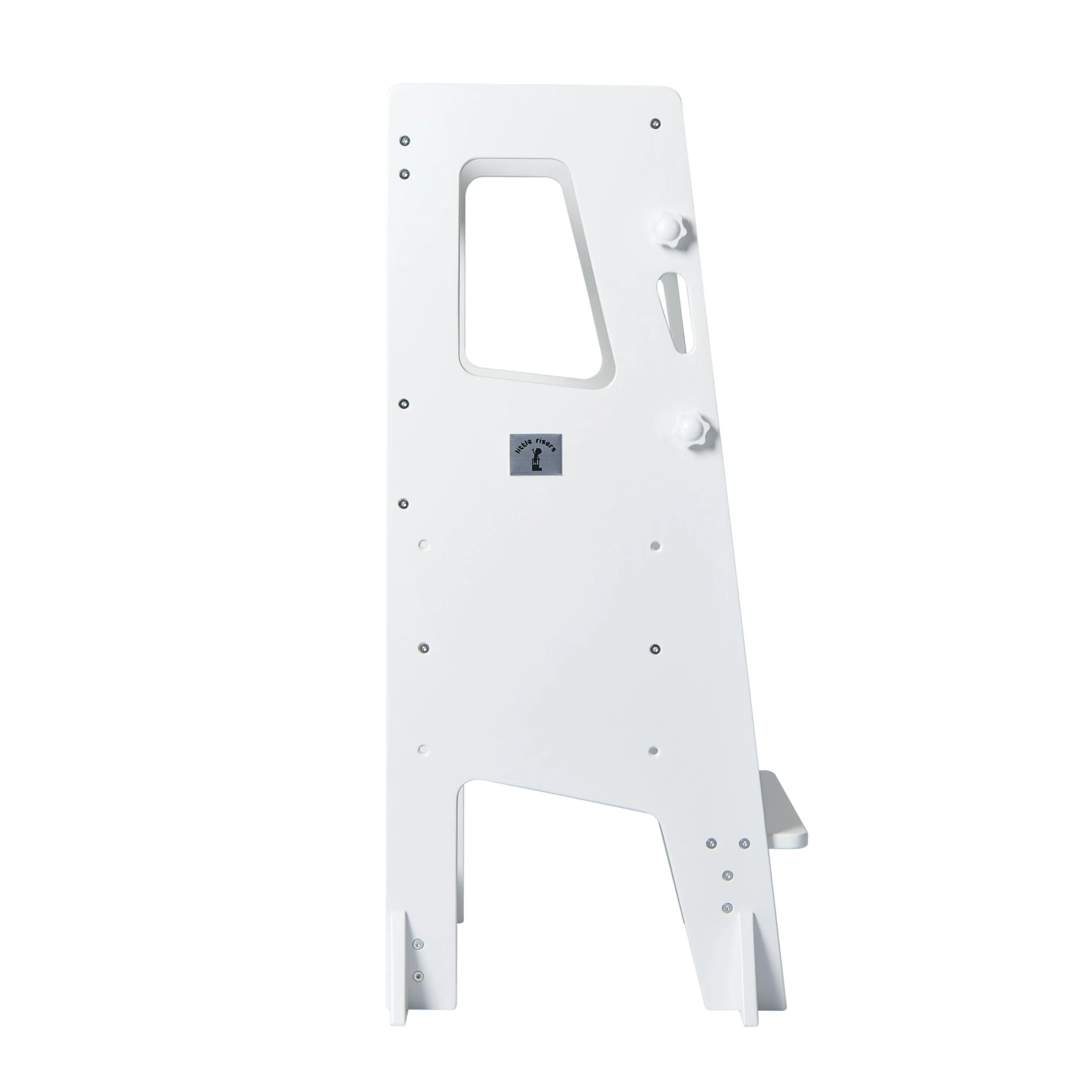 Little Risers Adjustable Learning Tower - White with Magnetic Whiteboard