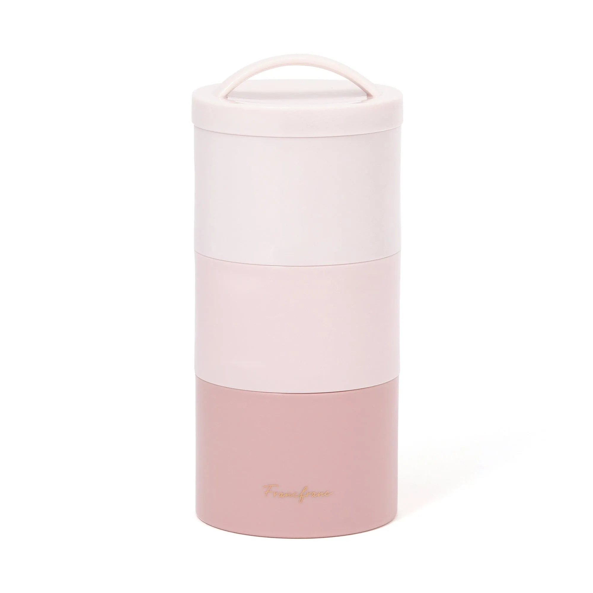 Lunch Box Slim Complete 3 Piece Set Pink