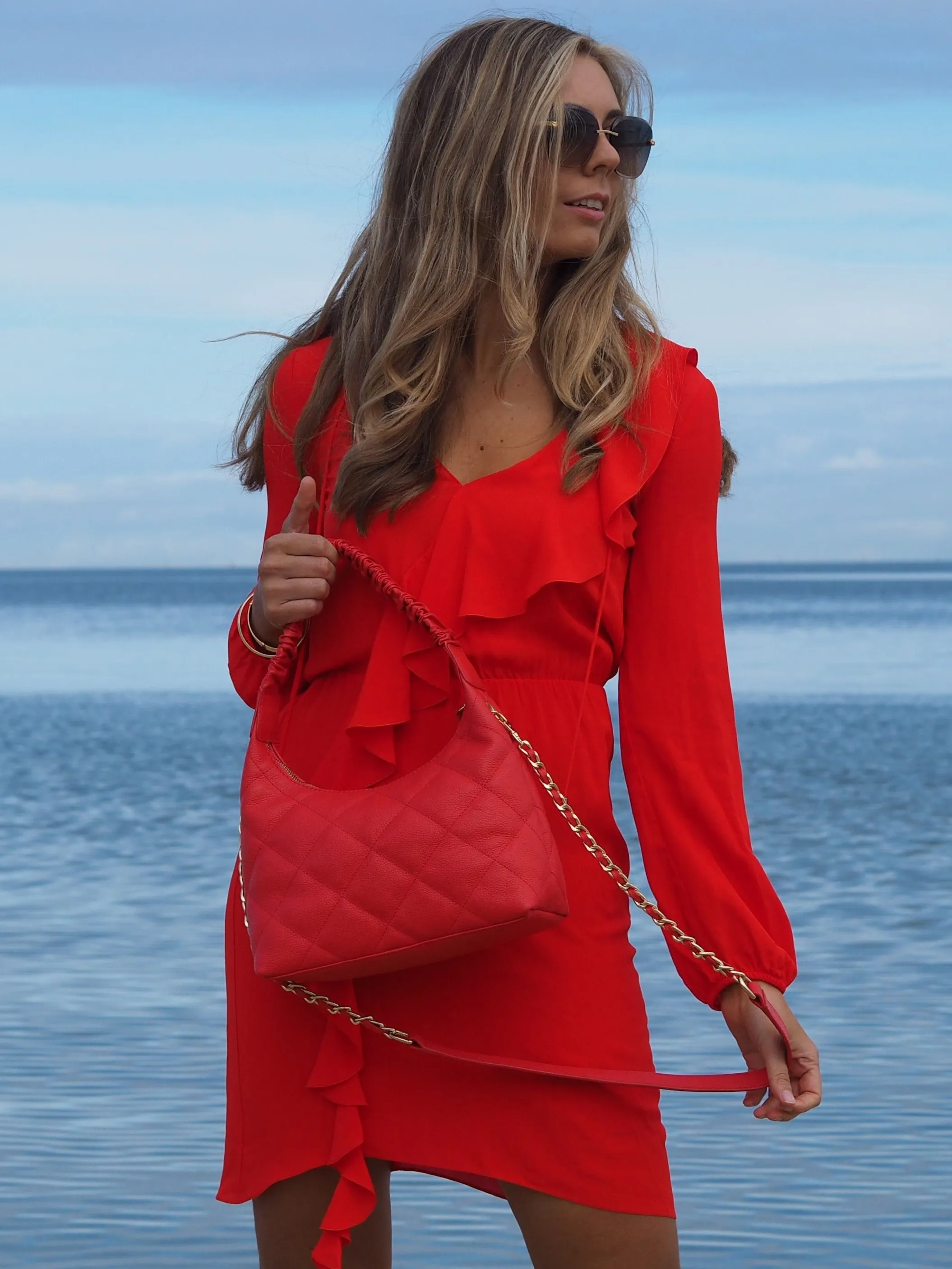 Lyndel Handbag | Blood Orange
