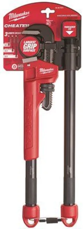 Milwaukee Cheater Adjustable Pipe Wrench